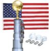 American Elite Telescoping Flagpole Kit