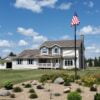 Powder Coat - United Standing - External Single Revolving Rope Halyard Flag Pole
